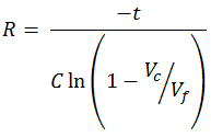 Resistance calculation for Switch Debouncing