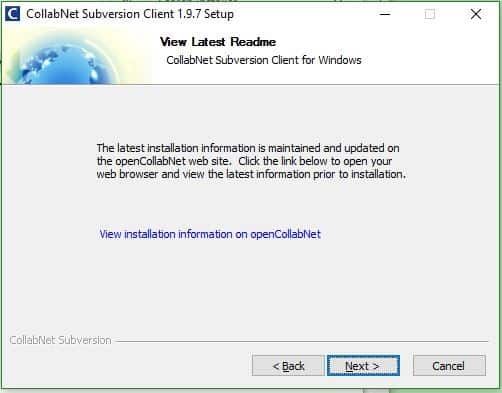 download subversion client windows 7