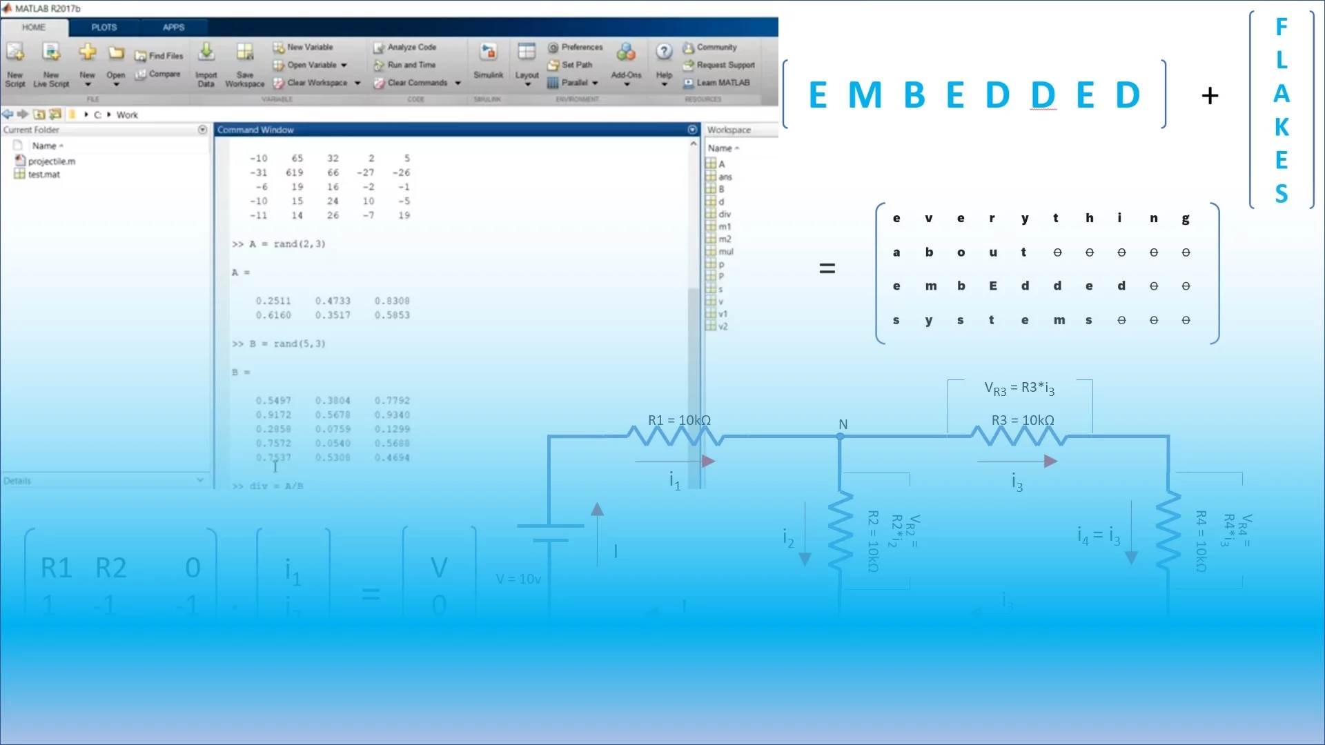 Read more about the article Solve Circuit Analysis Problem – Vectors and Matrices in MATLAB